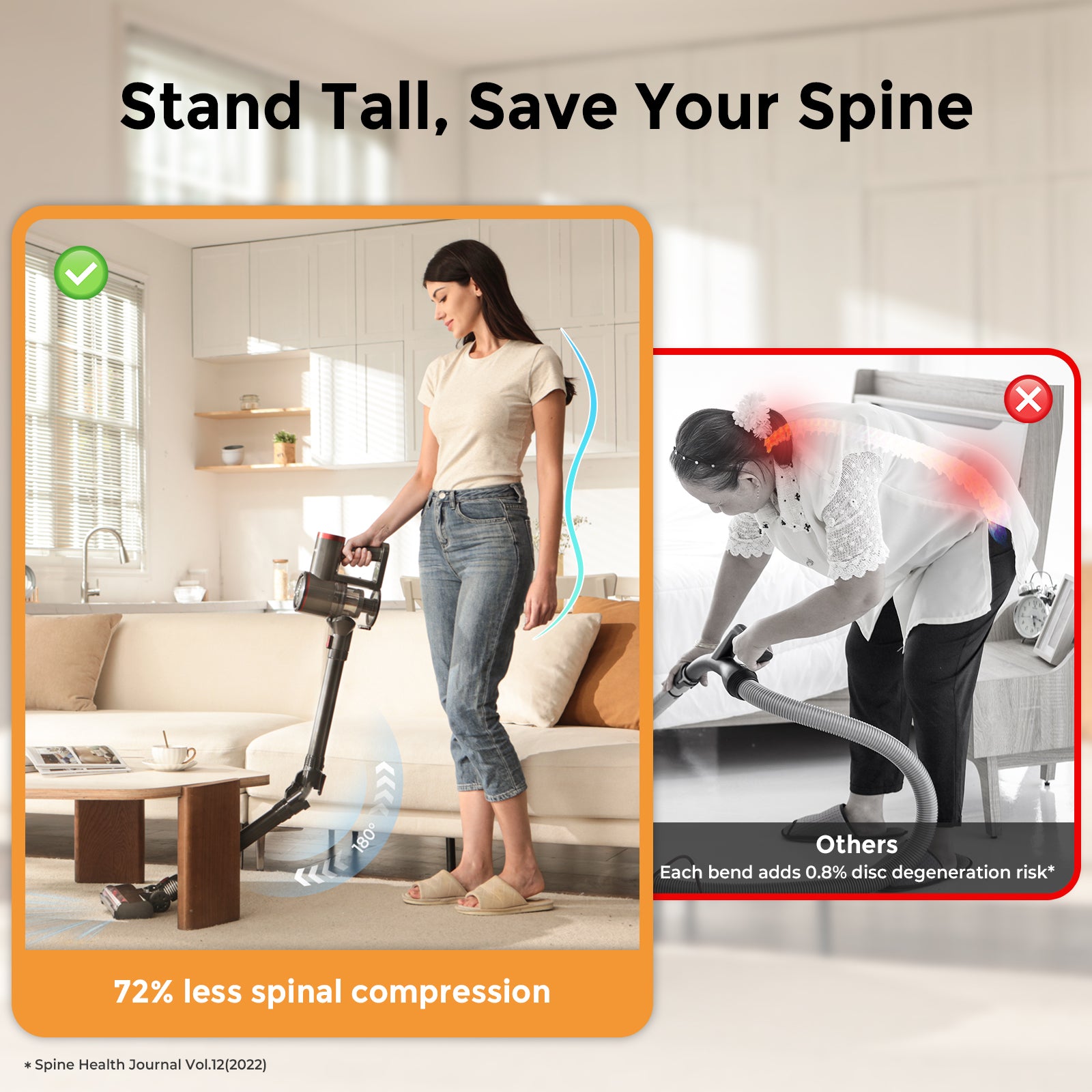 V200 Cordless Vacuum - Bendable Wand